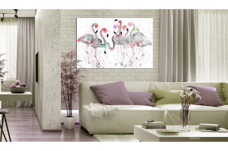 Tavle Flamingoes Dance 120X80, Artgeist sp. z o. o.