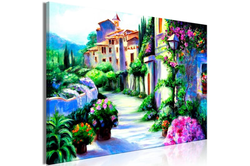 Tavle Flower Street (1 Part) Wide 120X80 - Artgeist sp. z o. o. - Innredning - Bilder & kunst - Lerretsbilder