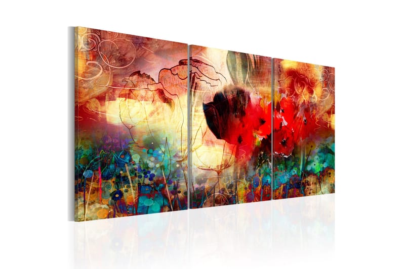 Tavle Garden Of Colours 60X30 - Artgeist sp. z o. o. - Innredning - Bilder & kunst - Lerretsbilder