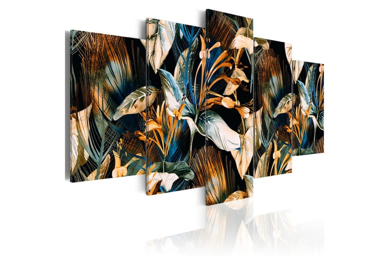 Tavle Garden Of The Jungle 100X50 - Artgeist sp. z o. o. - Innredning - Bilder & kunst - Lerretsbilder