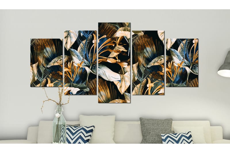 Tavle Garden Of The Jungle 100X50 - Artgeist sp. z o. o. - Innredning - Bilder & kunst - Lerretsbilder