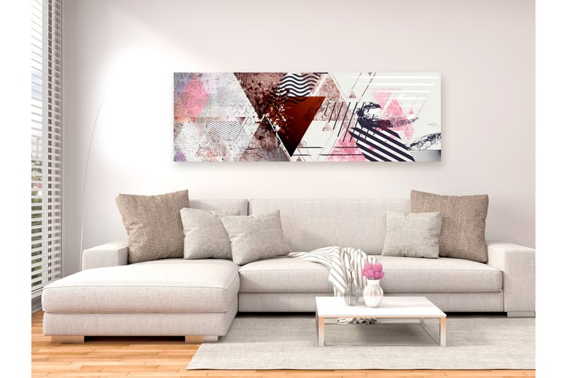 Tavle Geometric Background (1 Part) Narrow 150X50 - Artgeist sp. z o. o. - Innredning - Bilder & kunst - Lerretsbilder