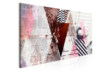 Tavle Geometric Background (1 Part) Narrow 120X40 - Artgeist sp. z o. o. - Innredning - Bilder & kunst - Lerretsbilder