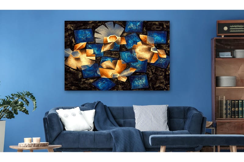 Tavle Geometrical Flowers 90X60, Artgeist sp. z o. o.