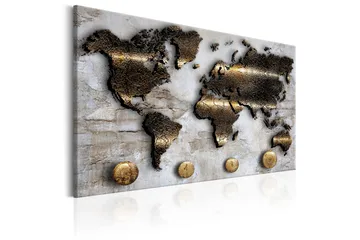 Tavle Golden Journey 90X60 - Artgeist sp. z o. o. - Innredning - Bilder & kunst - Lerretsbilder