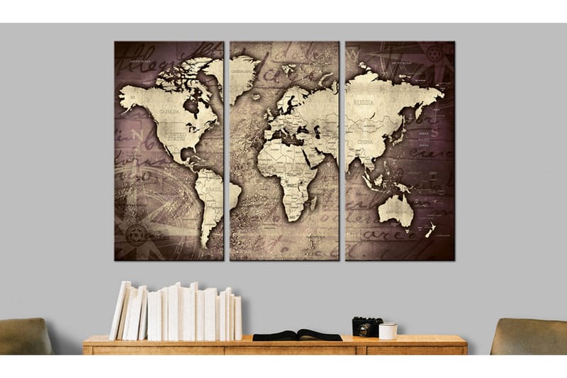 Tavle Golden Travels 120X80, Artgeist sp. z o. o.