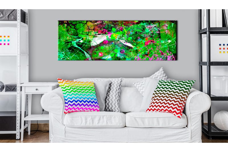 Tavle Green Fantasy 120X40 - Artgeist sp. z o. o. - Innredning - Bilder & kunst - Lerretsbilder