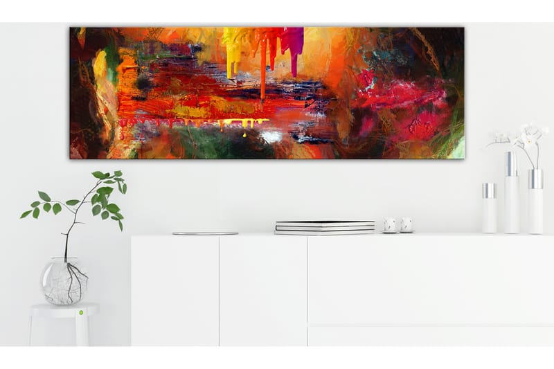 Tavle Hell (1 Part) Narrow 135X45 - Artgeist sp. z o. o. - Innredning - Bilder & kunst - Lerretsbilder