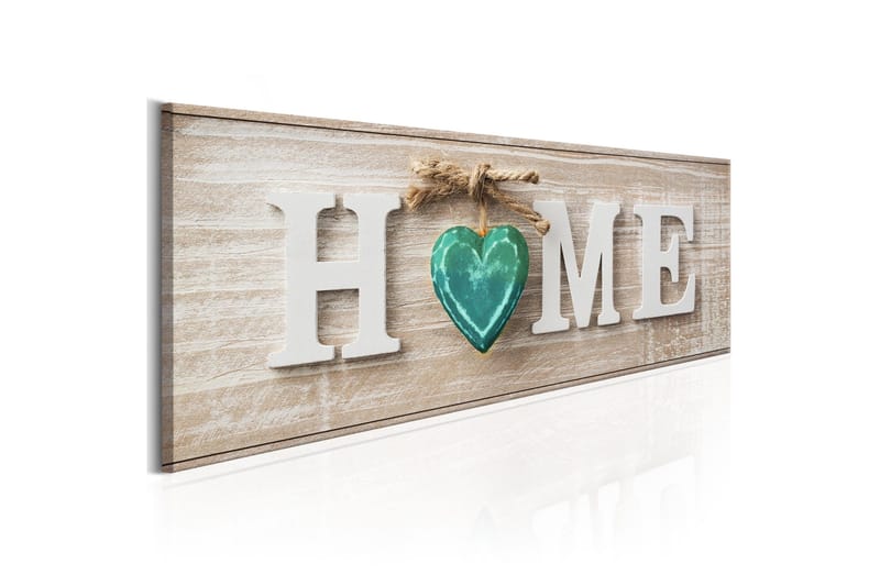 Tavle Home: Blue 120X40 - Artgeist sp. z o. o. - Innredning - Bilder & kunst - Lerretsbilder