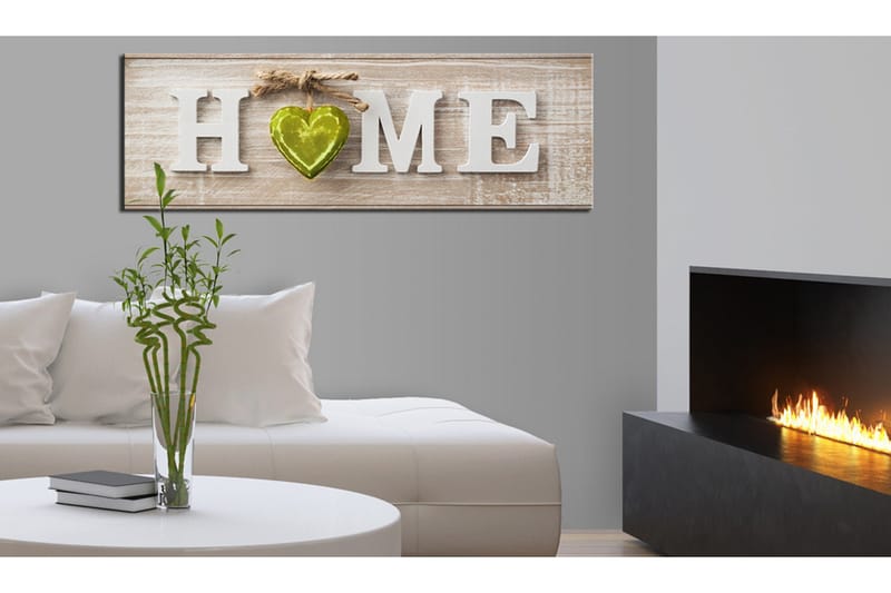 Tavle Home: Green 135X45, Artgeist sp. z o. o.