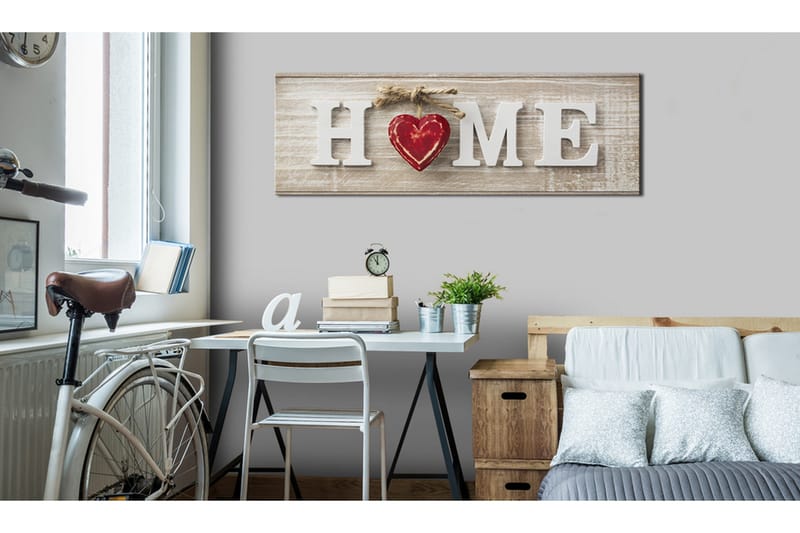 Tavle Home: Red 135X45, Artgeist sp. z o. o.