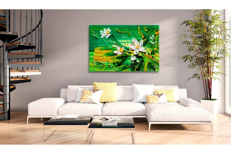 Tavle Impressionist Style: Flowers 120X80 - Artgeist sp. z o. o. - Innredning - Bilder & kunst - Lerretsbilder