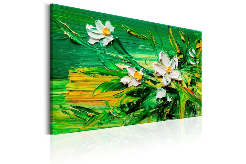 Tavle Impressionist Style: Flowers 120X80 - Artgeist sp. z o. o. - Innredning - Bilder & kunst - Lerretsbilder