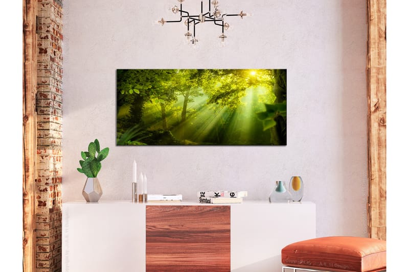 Tavle In The Sunshine (1 Part) Narrow 150X50 - Artgeist sp. z o. o. - Innredning - Bilder & kunst - Lerretsbilder