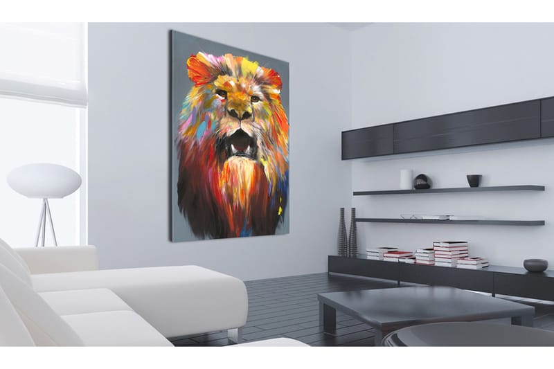Tavle King Of Colours 60X90 - Artgeist sp. z o. o. - Innredning - Bilder & kunst - Lerretsbilder