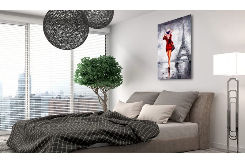 Tavle Lady In Paris 60X90 - Artgeist sp. z o. o. - Innredning - Bilder & kunst - Lerretsbilder