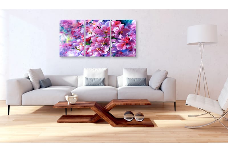Tavle Lillac Flowers 60X30 - Artgeist sp. z o. o. - Innredning - Bilder & kunst - Lerretsbilder