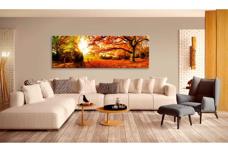 Tavle Magic Of Autumn 120X40 - Artgeist sp. z o. o. - Innredning - Bilder & kunst - Lerretsbilder