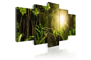 Tavle Magical Jungle 200X100 - Artgeist sp. z o. o. - Innredning - Bilder & kunst - Lerretsbilder
