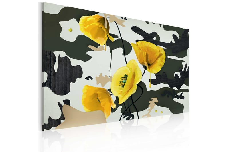 Tavle Malt Av Valmue Blomst 120X80 - Artgeist sp. z o. o. - Innredning - Bilder & kunst - Lerretsbilder