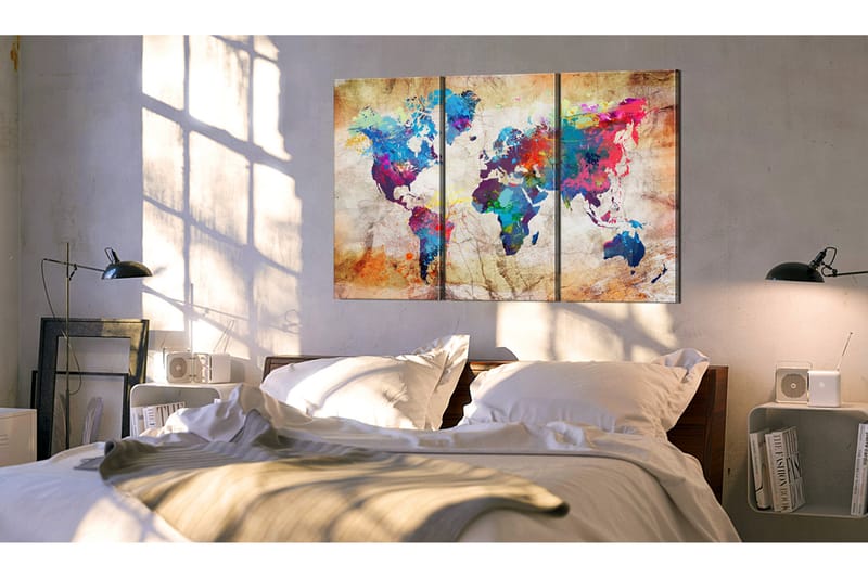 Tavle Maps: Urban Style 120X80 - Artgeist sp. z o. o. - Innredning - Bilder & kunst - Lerretsbilder