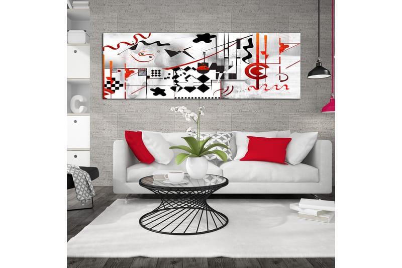 Tavle Maze (1 Part) Narrow 150X50 - Artgeist sp. z o. o. - Innredning - Bilder & kunst - Lerretsbilder