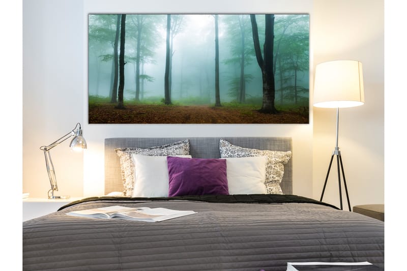 Tavle Misty Morning (1 Part) Wide 120X60 - Artgeist sp. z o. o. - Innredning - Bilder & kunst - Lerretsbilder