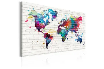 Tavle Modern Style: Walls Of The World 90X60 - Artgeist sp. z o. o. - Innredning - Bilder & kunst - Lerretsbilder