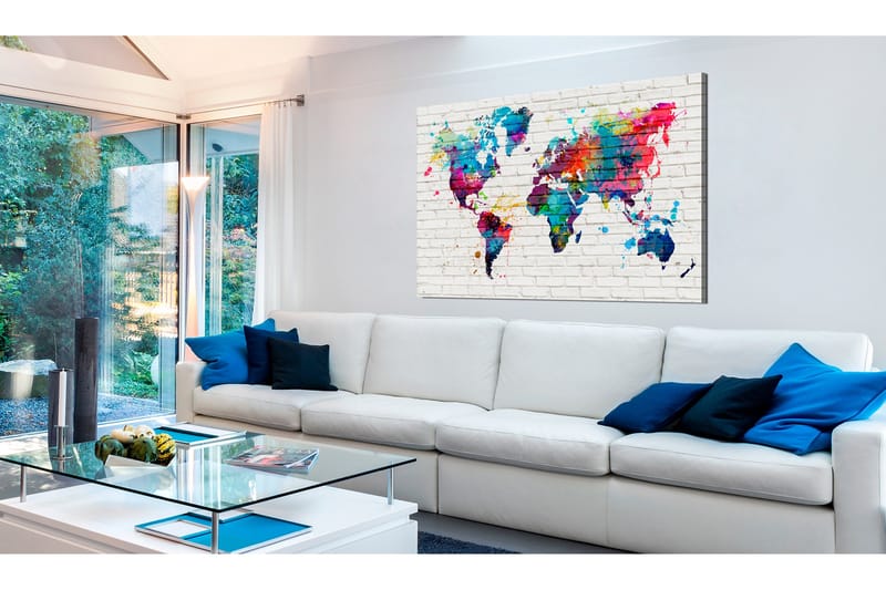 Tavle Modern Style: Walls Of The World 90X60, Artgeist sp. z o. o.