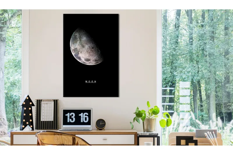 Tavle Moon (1 Part) Vertical 40X60, Artgeist sp. z o. o.