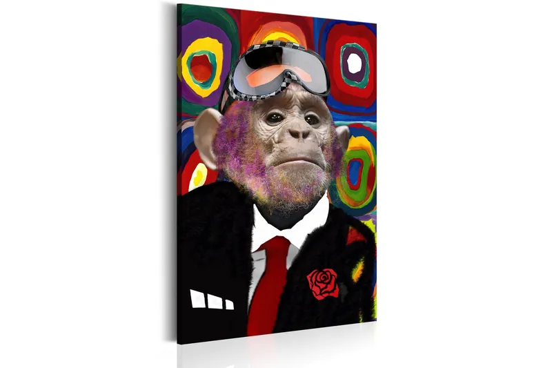 Tavle Mr. Monkey 60X90 - Artgeist sp. z o. o. - Innredning - Bilder & kunst - Lerretsbilder