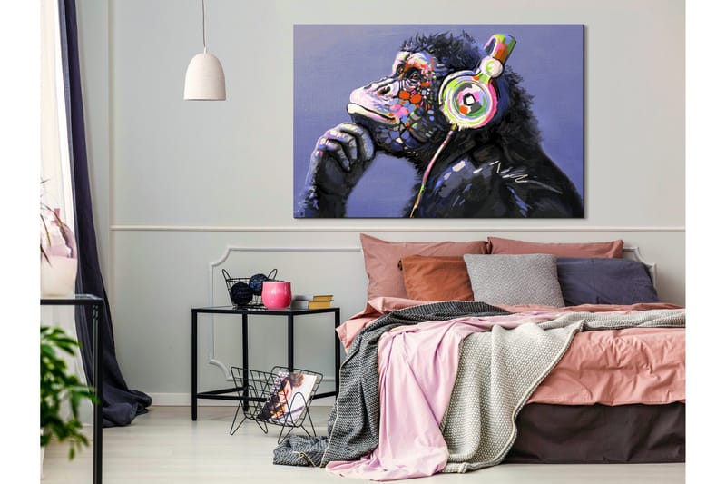 Tavle Musical Monkey (1 Part) Wide 90X60, Artgeist sp. z o. o.
