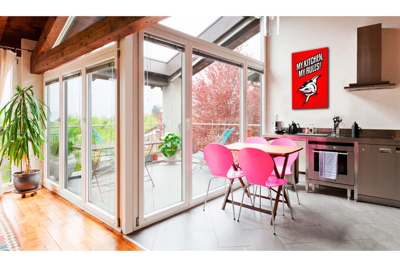 Tavle My Kitchen, My Rules! 60X90 - Artgeist sp. z o. o. - Innredning - Bilder & kunst - Lerretsbilder