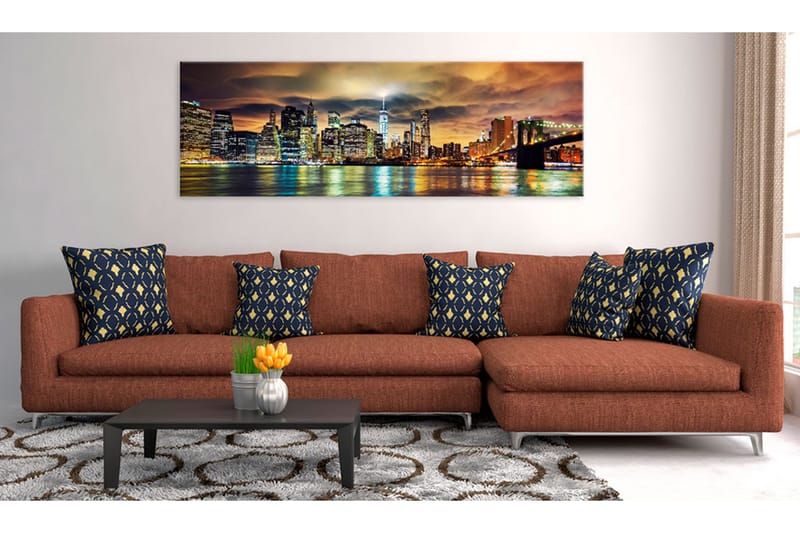Tavle New York Sky 120X40 - Artgeist sp. z o. o. - Innredning - Bilder & kunst - Lerretsbilder