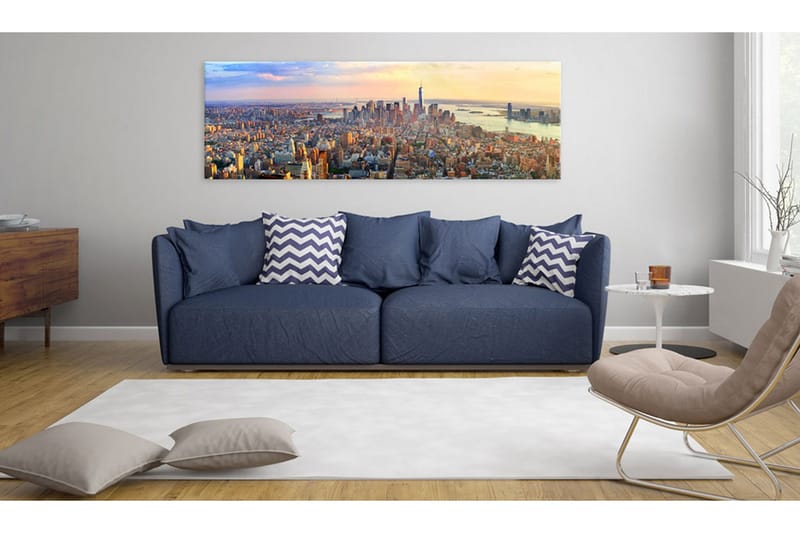 Tavle New York Panorama 120X40 - Artgeist sp. z o. o. - Innredning - Bilder & kunst - Lerretsbilder