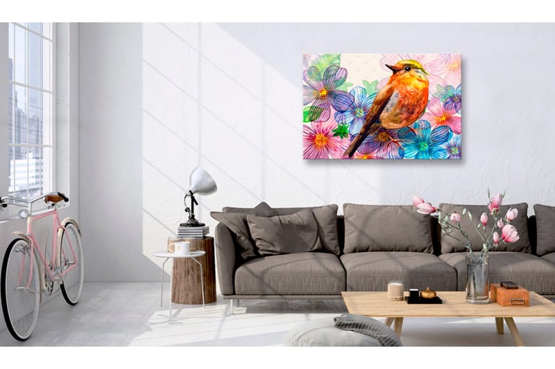 Tavle Nightingale'S Song 120X80 - Artgeist sp. z o. o. - Innredning - Bilder & kunst - Lerretsbilder