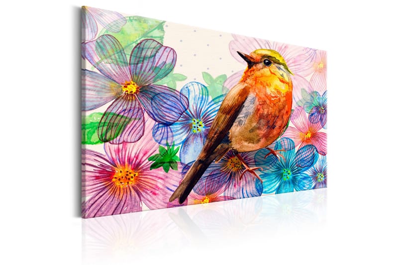 Tavle Nightingale'S Song 90X60 - Artgeist sp. z o. o. - Innredning - Bilder & kunst - Lerretsbilder
