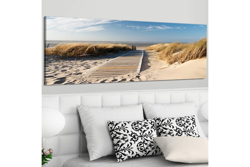Tavle Obevakad Strand 135X45 - Artgeist sp. z o. o. - Innredning - Bilder & kunst - Lerretsbilder