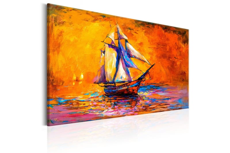 Tavle Ocean Of The Setting Sun 60X40 - Artgeist sp. z o. o. - Innredning - Bilder & kunst - Lerretsbilder