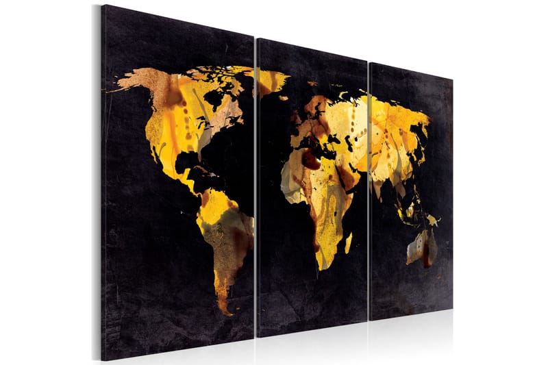 Tavle Om Verden Var En Ørken ... Triptych 90X60 - Artgeist sp. z o. o. - Innredning - Bilder & kunst - Lerretsbilder