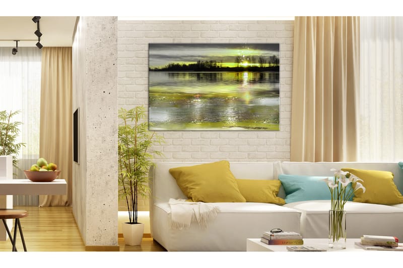 Tavle Quiet Lake 120X80 - Artgeist sp. z o. o. - Innredning - Bilder & kunst - Lerretsbilder