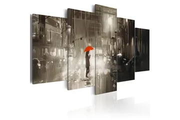 Tavle Rain City 100X50 - Artgeist sp. z o. o. - Innredning - Bilder & kunst - Lerretsbilder