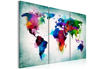 Tavle Rainbow Journey 90X60 - Artgeist sp. z o. o. - Innredning - Bilder & kunst - Lerretsbilder