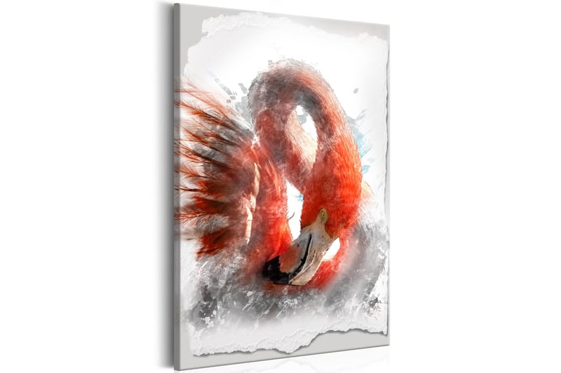 Tavle Red Flamingo 80X120 - Artgeist sp. z o. o. - Innredning - Bilder & kunst - Lerretsbilder
