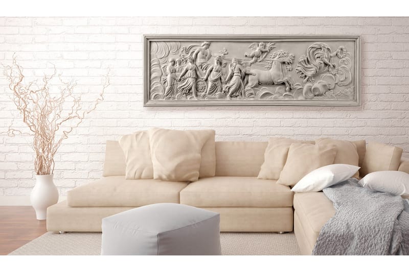 Tavle Relief: Apollo And Muses 135X45 - Artgeist sp. z o. o. - Innredning - Bilder & kunst - Lerretsbilder