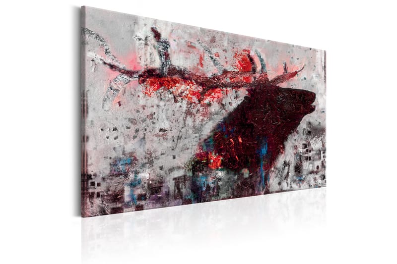 Tavle Ruby Deer 60X40 - Artgeist sp. z o. o. - Innredning - Bilder & kunst - Lerretsbilder