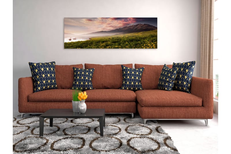 Tavle Sayram Lake (1 Part) Narrow 150X50, Artgeist sp. z o. o.