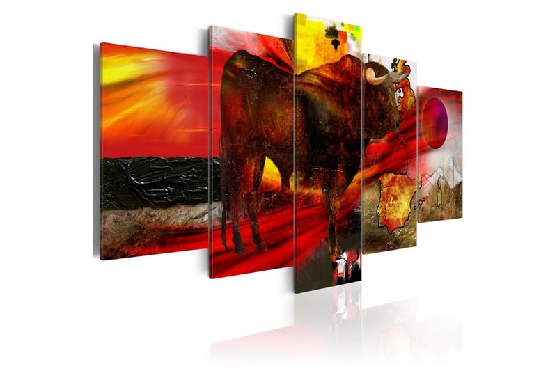 Tavle Spanish Temper 100X50 - Artgeist sp. z o. o. - Innredning - Bilder & kunst - Lerretsbilder