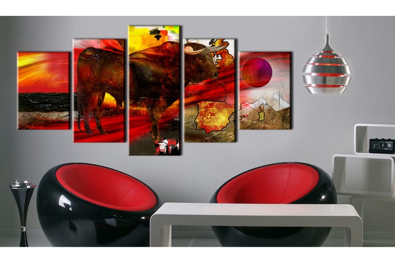 Tavle Spanish Temper 100X50, Artgeist sp. z o. o.