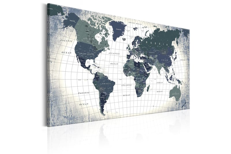 Tavle Structure Of The World 120X80 - Artgeist sp. z o. o. - Innredning - Bilder & kunst - Lerretsbilder